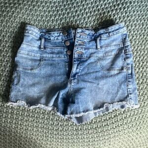 High waisted shorts